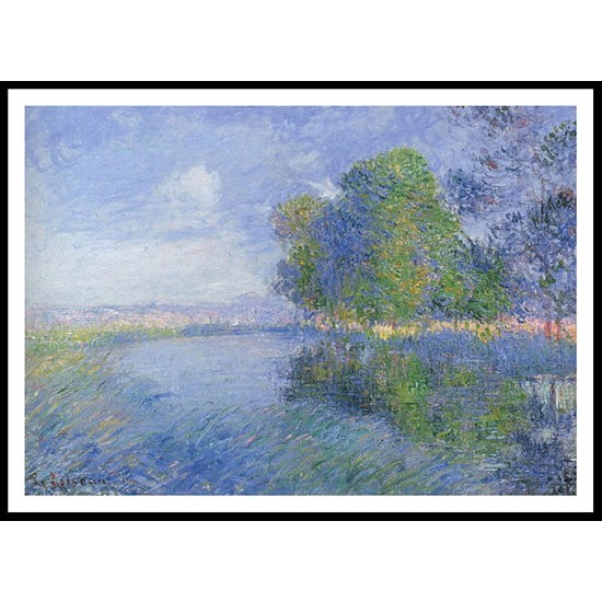 The Eure in Autumn 01, A New Print Of a Gustave Loiseau Painting