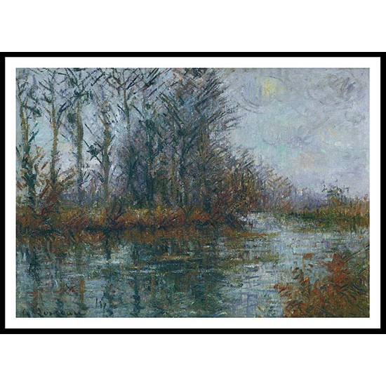 The Eure in Autumn 03, A New Print Of a Gustave Loiseau Painting