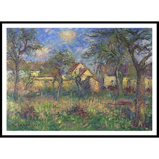 The Garden 1920, A New Print Of a Gustave Loiseau Painting