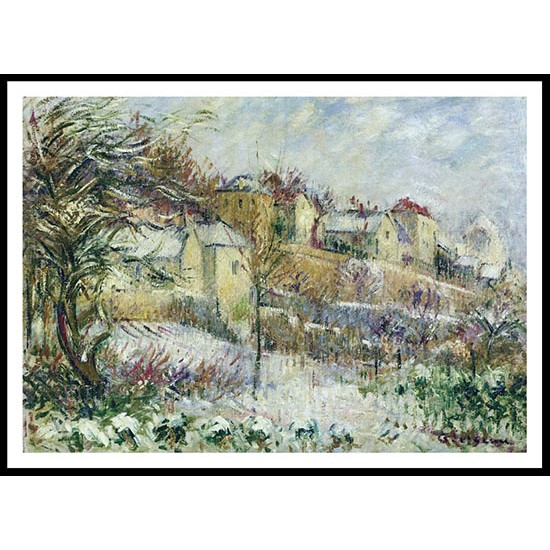 The Hill of Hermitage in Pontoise 1899, A New Print Of a Gustave Loiseau Painting