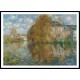 The House at Cau on the Banks of the Eure Autumn 1929, A New Print Of a Gustave Loiseau Painting