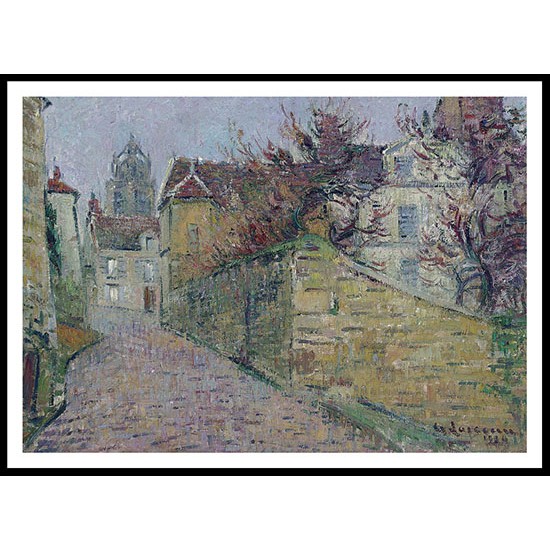 The House of Sisterhood Pontoise 1924, A New Print Of a Gustave Loiseau Painting