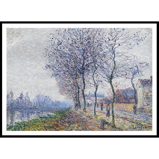 The Oise at Pontoise 1900 01, A New Print Of a Gustave Loiseau Painting