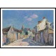 The Parisian Street at Ennery, A New Print Of a Gustave Loiseau Painting