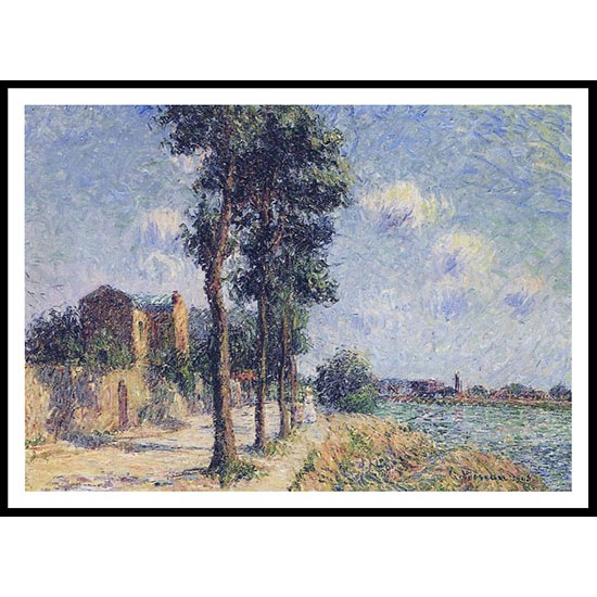 The Quay at Dieppe 1905, A New Print Of a Gustave Loiseau Painting