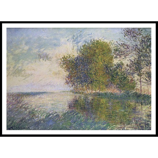 The River in Normandy 1918, A New Print Of a Gustave Loiseau Painting