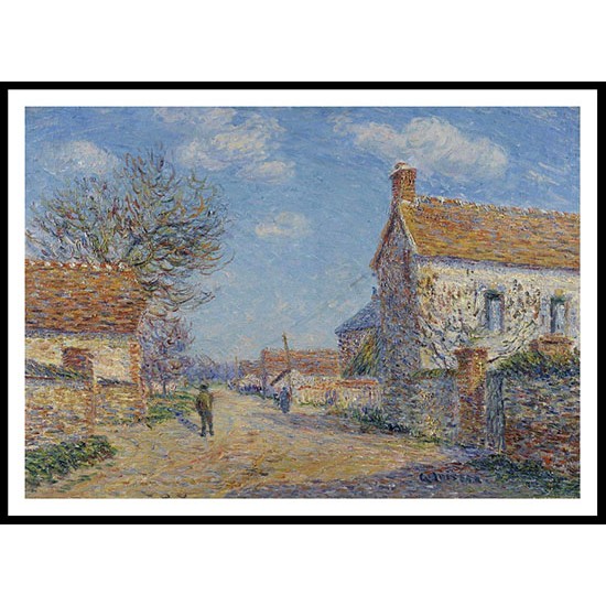 The Street of Saint Cyr the Sun 1900, A New Print Of a Gustave Loiseau Painting