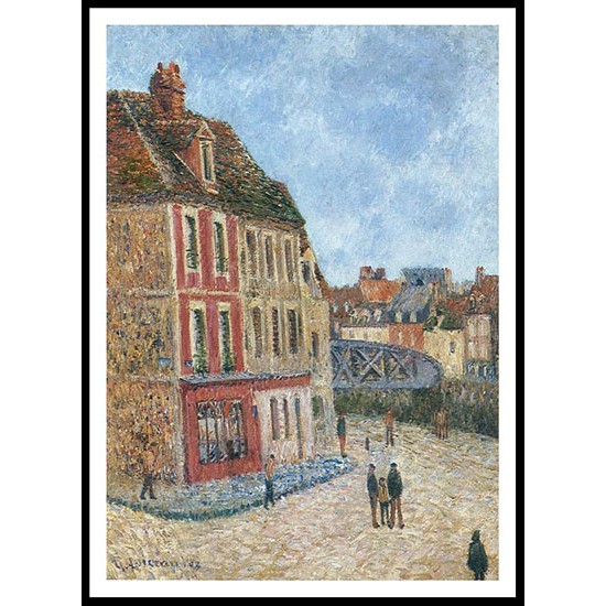 The Tourant Bridge at Dieppe 1903, A New Print Of a Gustave Loiseau Painting