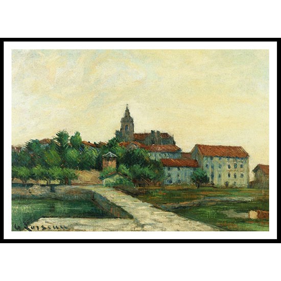 Townscape 1907, A New Print Of a Gustave Loiseau Painting