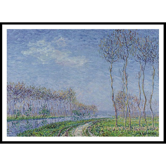 Trees on the Bank of the River 1899, A New Print Of a Gustave Loiseau Painting