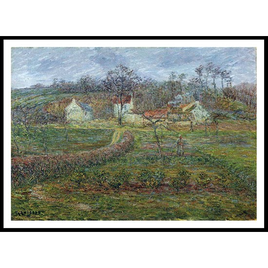 Valley Landscape 1898, A New Print Of a Gustave Loiseau Painting