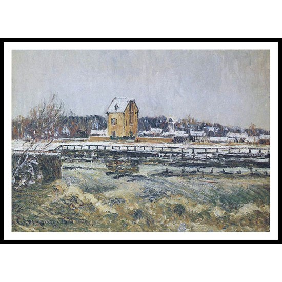 Waterfall at Saint Martin Pontoise 1906, A New Print Of a Gustave Loiseau Painting