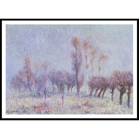 Willows in Fog 1915, A New Print Of a Gustave Loiseau Painting