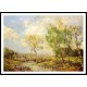 Country Landscape, A New Print Of a Guy Rose Painting