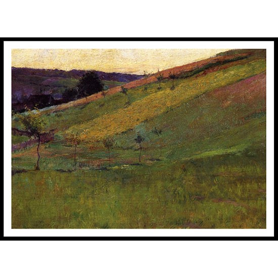 Giverny Hillside 1890 91, A New Print Of a Guy Rose Painting