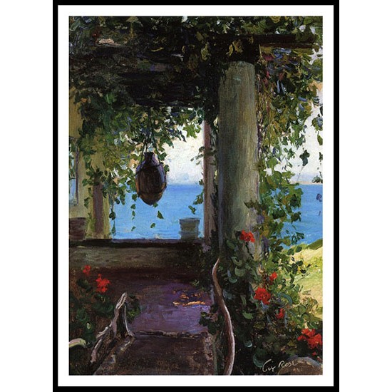 La Jolla Arbor, A New Print Of a Guy Rose Painting