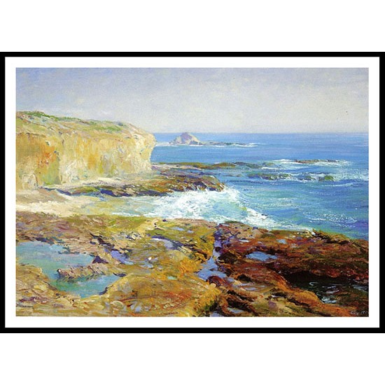 Laguna Rocks Low Tide 1915 16, A New Print Of a Guy Rose Painting