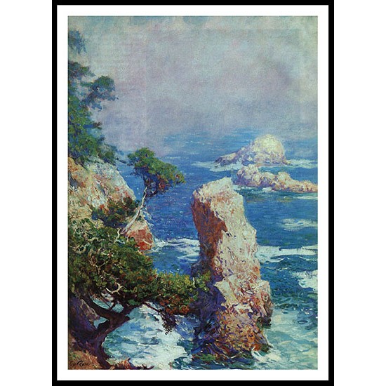 Mist over Point Lobos, A New Print Of a Guy Rose Painting