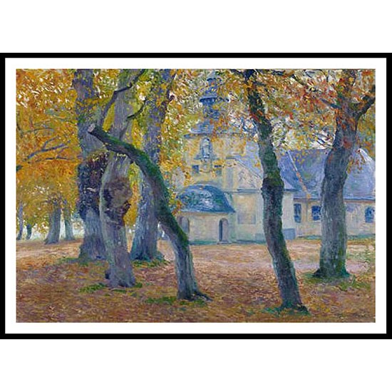 Notre Dame de Grasse at Honfleur, A New Print Of a Guy Rose Painting