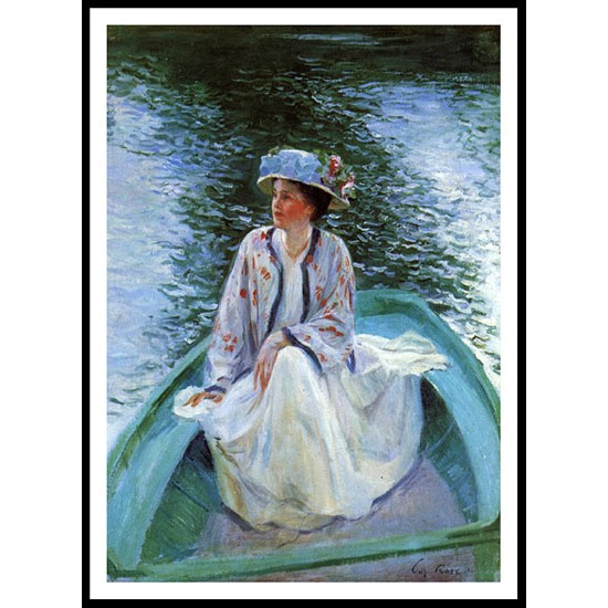 On the Rivers Edge 1910, A New Print Of a Guy Rose Painting