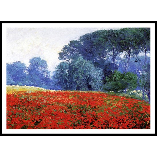 Poppy Field 1910, A New Print Of a Guy Rose Painting