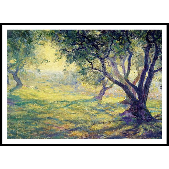 Provincial Olive Grove, A New Print Of a Guy Rose Painting