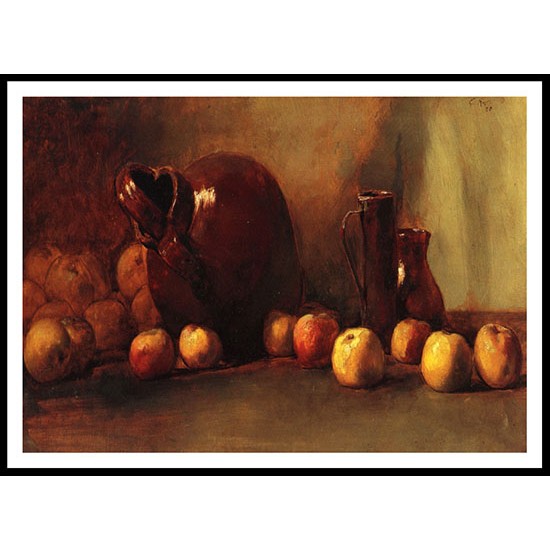 Still LIfe. Jug with Fruit 1888, A New Print Of a Guy Rose Painting