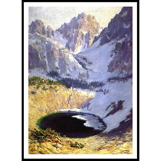 The Blue Pool near Mt. Whitney, A New Print Of a Guy Rose Painting