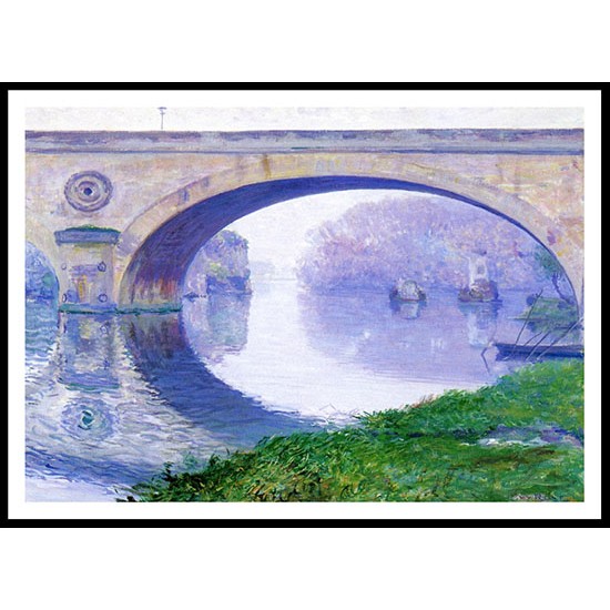 The Bridge at Vernon, A New Print Of a Guy Rose Painting