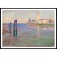 The Gondolier Venice 1894, A New Print Of a Guy Rose Painting