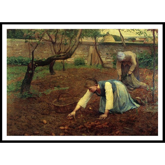 The Potato Gatherers 1891, A New Print Of a Guy Rose Painting