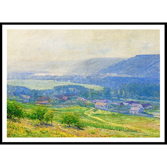 The Saine Valley Giverny, A New Print Of a Guy Rose Painting