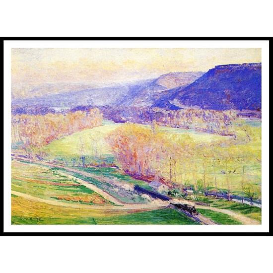 The Valley of the Seine 1910, A New Print Of a Guy Rose Painting