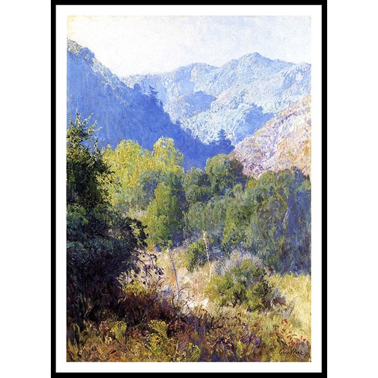 View in the San Gabriel Mountains, A New Print Of a Guy Rose Painting