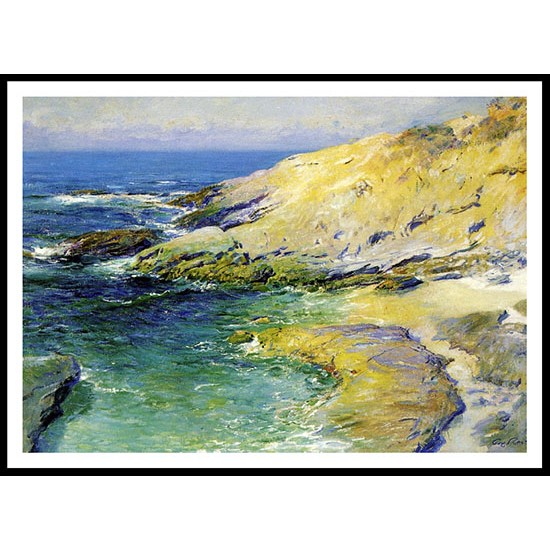 View of Woods Cove, A New Print Of a Guy Rose Painting