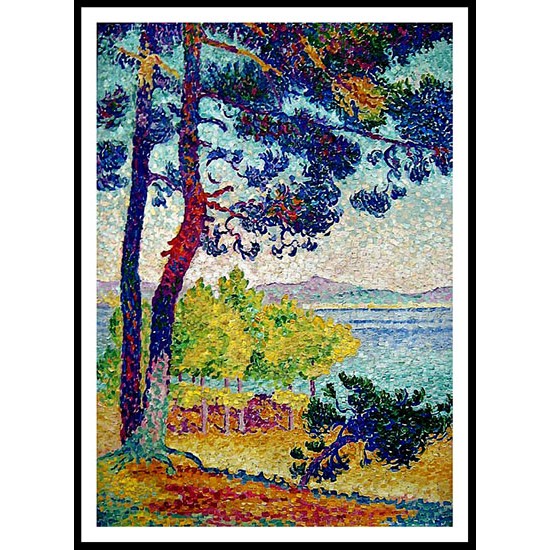 Afternoon in Pardigon 1907, A New Print Of an Henri Edmond Cross Painting