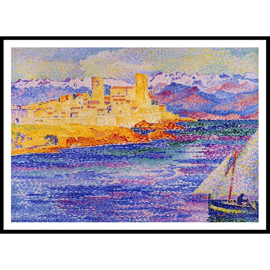 Antibes 1908, A New Print Of an Henri Edmond Cross Painting