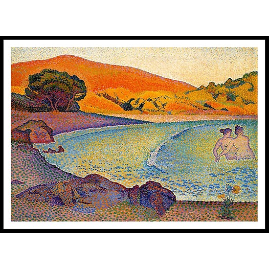 Bathers 1892 95, A New Print Of an Henri Edmond Cross Painting