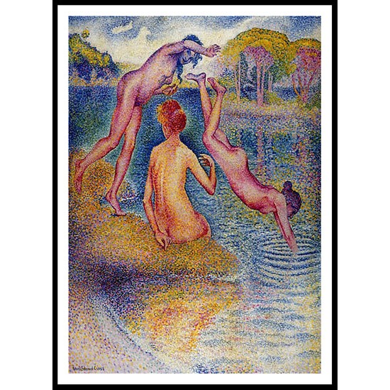 Bathers 1899 1902, A New Print Of an Henri Edmond Cross Painting