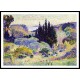 Cypress April 1904, A New Print Of an Henri Edmond Cross Painting