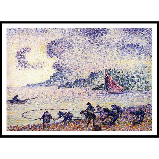 Fisherman 1895, A New Print Of an Henri Edmond Cross Painting