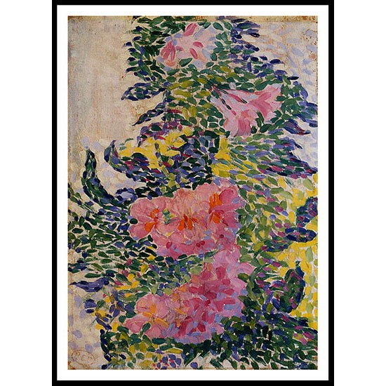 Flowers, A New Print Of an Henri Edmond Cross Painting