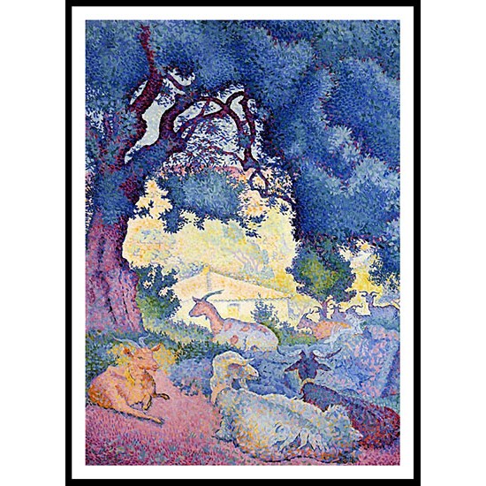 Goats 1895, A New Print Of an Henri Edmond Cross Painting