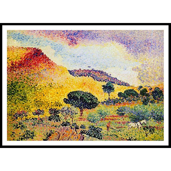 La Chaine des Maures 1906 07, A New Print Of an Henri Edmond Cross Painting