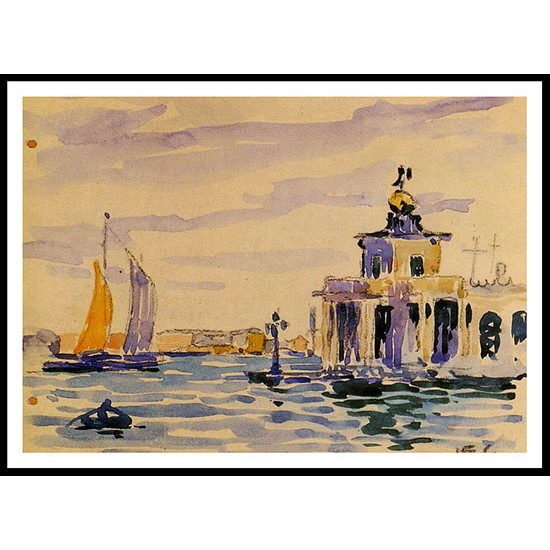 La Dogana 1903, A New Print Of an Henri Edmond Cross Painting