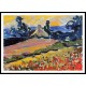 Landscape with Sunset, A New Print Of an Henri Edmond Cross Painting