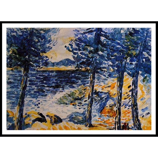 Pines by the Sea 1909, A New Print Of an Henri Edmond Cross Painting