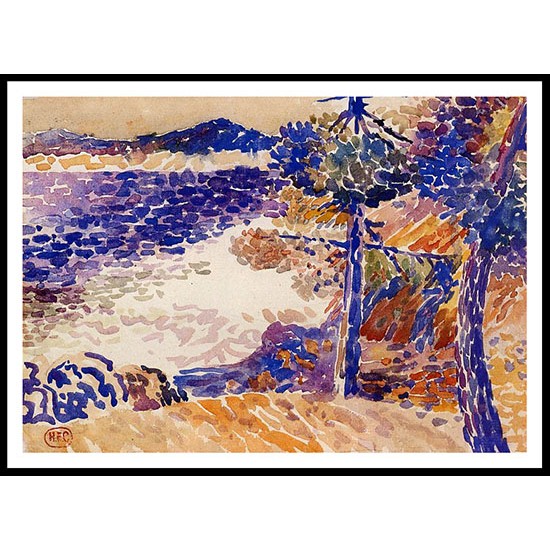 Pines by the Sea, A New Print Of an Henri Edmond Cross Painting