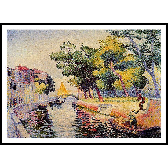 Ponte San Trovaso 1902 05, A New Print Of an Henri Edmond Cross Painting