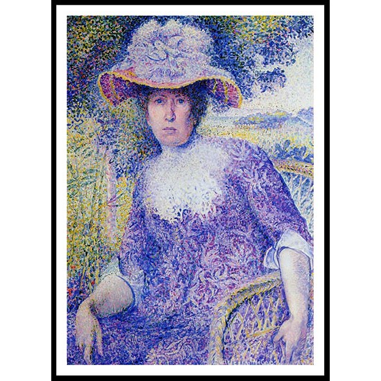 Portrait of Madame Cross 1901, A New Print Of an Henri Edmond Cross Painting